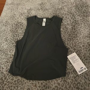 Lululemon green sculpt tank
